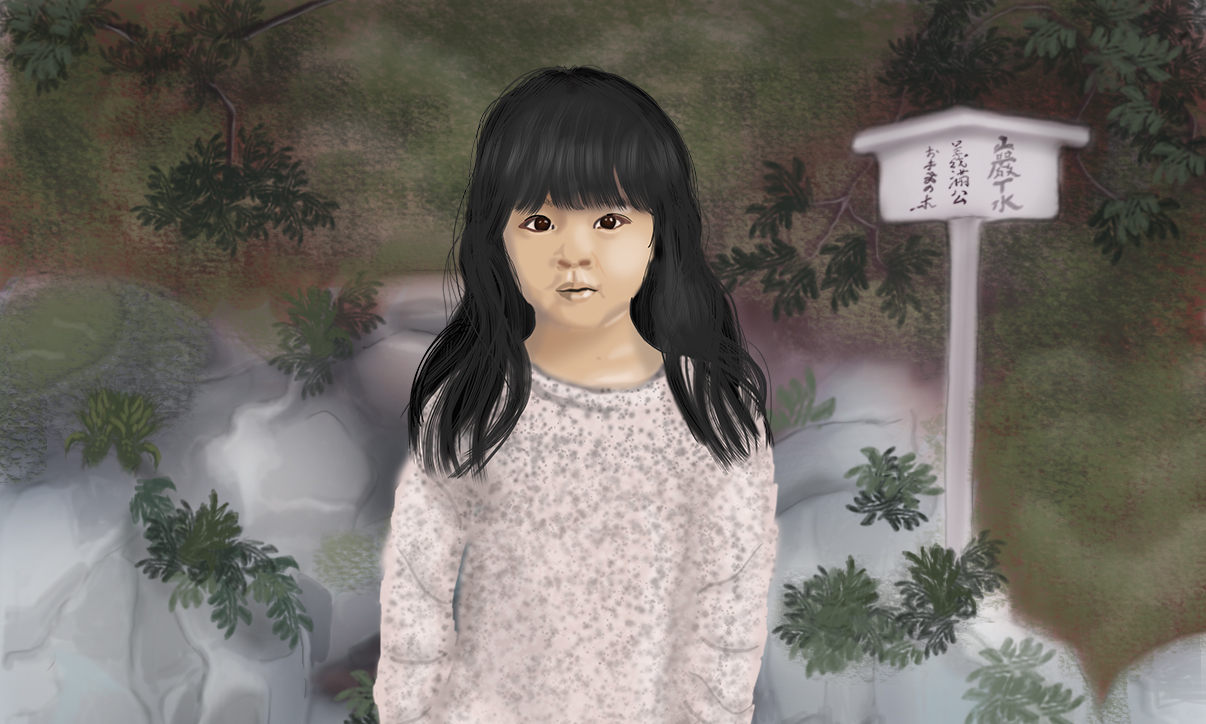 momiji djapan character - decor - concept art character - drawing - digital painting